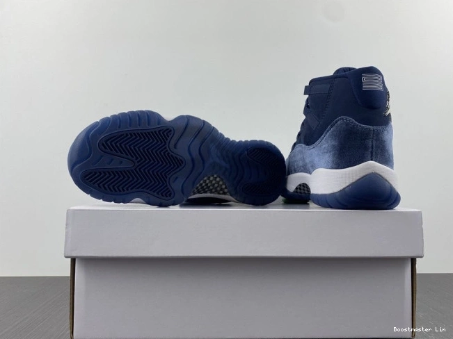 Boostmaster lin Navy Velvet AR0715-441 Midnight WMNS Jordan Air 11 0709